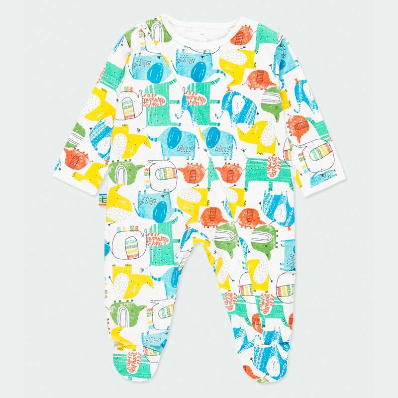 pelele pijama de bebé de colores boboli