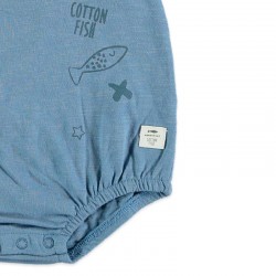 Ranita bebé azul jeans peces de Cotton Fish
