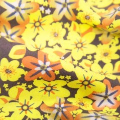 Pantalón niña amarillo estampado flores de Garcia Jeans