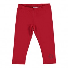 Conjunto punto niña camiseta marino y leggins rojo Bimbalina