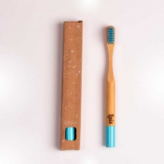 cepillo dientes bambu niños color azul