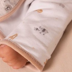 detalle manga chaqueta de algodon  feetje para bebe
