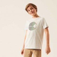 Camiseta niño de Garcia Jeans color gris claro con verde