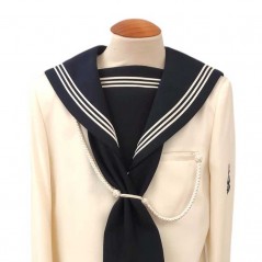 detalle traje de marinero para comunion de lana fria