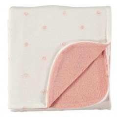 detalle manta lillymom warm sun color rosa