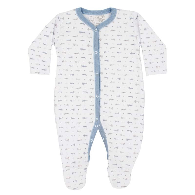 Pijama bebé azul aviones de Rapife