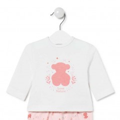 Conjunto bebé nacimiento osos nature en rosa de Tous Baby