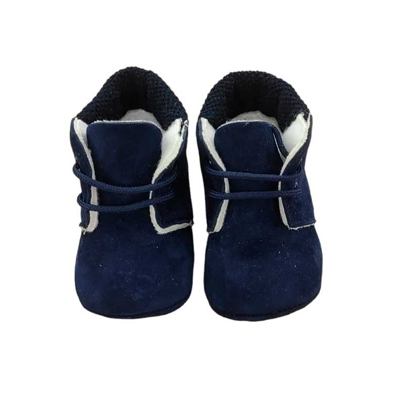 Zapato bota bebé marino de Cuquito