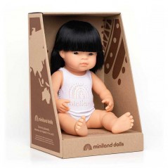 Muñeca asiática de bebé grande Miniland