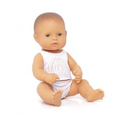 Muñeco bebé niño caucásico Miniland 32 cm