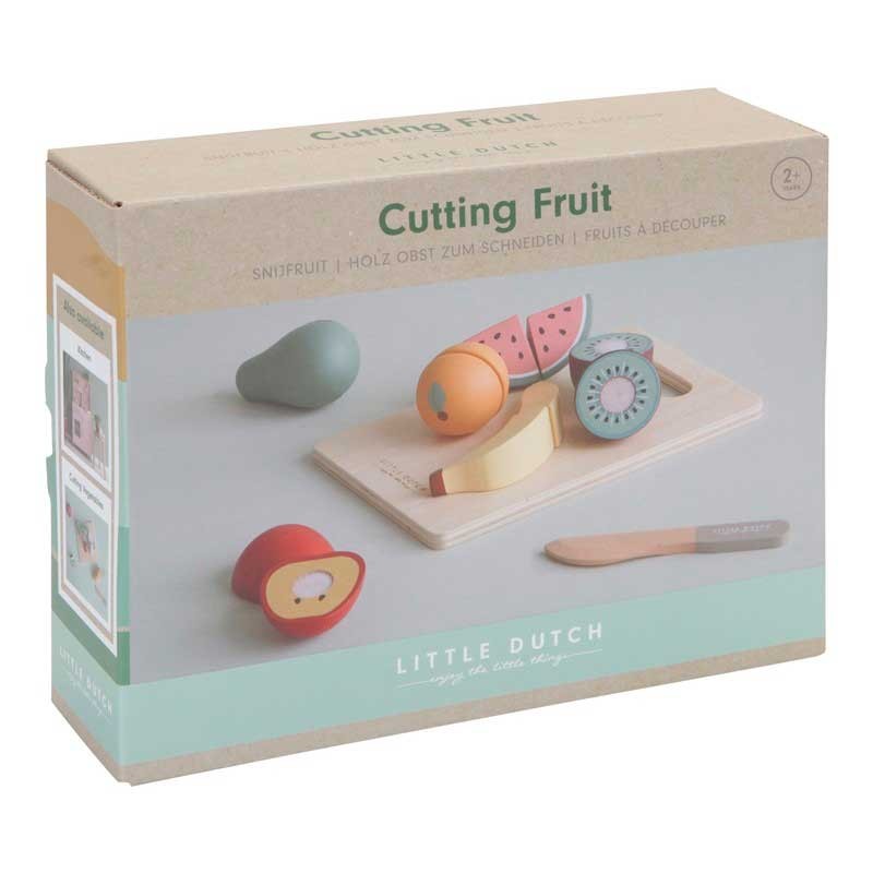 Juego frutas para cortar de Little Dutch