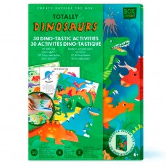 Kit manualidades niño y niña de dinosaurios