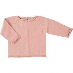 Conjunto bebé tricot rosa de Liandme