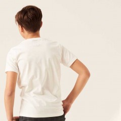 Camiseta niño básica blanco roto de Garcia Jeans