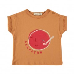 Conjunto camiseta y short rayas arcilla de Baby Clic