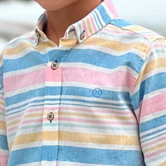 Camisa niño rayas colores de Nachete