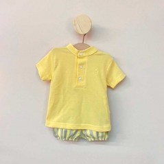 Conjunto bebé niño rayas amarillas de Eve Children