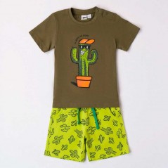 Conjunto niño iDO verde cactus