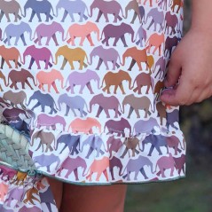Vestido baño niña Marena con braguita elefantes