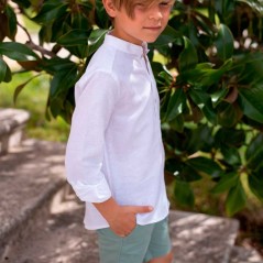Bermuda niño vestir Nachete verde mar