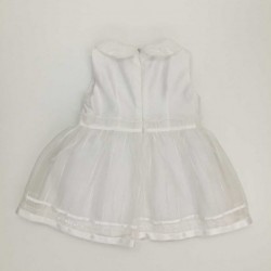 Vestido Bebé de Vestir Blanco con Tul