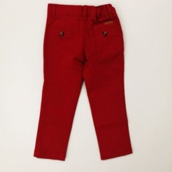 Pantalón niño rojo vivo de Nachete