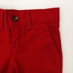 Pantalón niño rojo vivo de Nachete