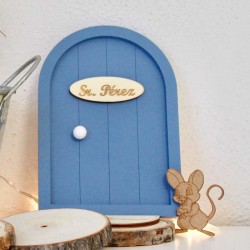 puerta raton perez azul grisaceo