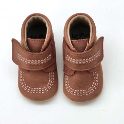 zapatos botas bebe marrones de leon shoes
